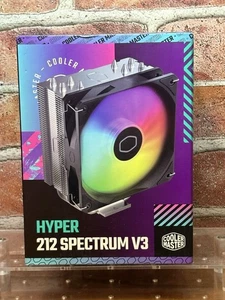 Cooler Master Hyper 212 Spectrum V3 CPU Air Cooler ARGB 120mm PWM Fan - Picture 1 of 6
