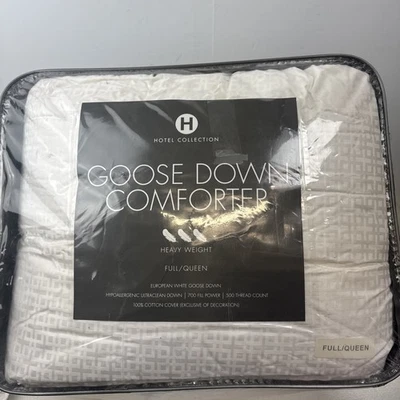 Edredón completo/reina de plumón de ganso europeo pesado Hotel Collection $1,200 Foto 1 de 4