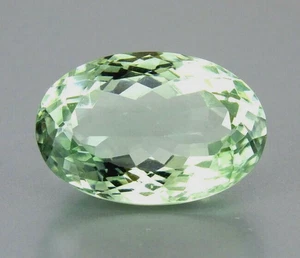 SHOLA Echt 20,60 Ct Natürlicher Grüner Prasiolith (Grüner Amethyst) - Picture 1 of 2