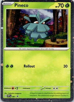 Pineco Holo Promo SV: Scarlet & Violet Promo Cards 061 NM - Image 1 of 2