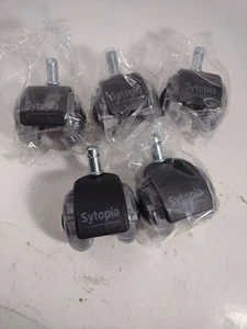 Sytopia Chair Wheels Replacement, Heavy Duty Office Chair Wheels for Hardwood C5 - Picture 1 of 5