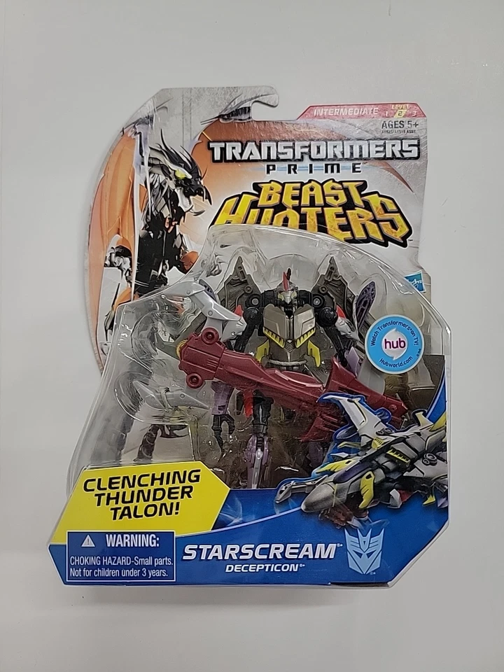 Transformers Prime STARSCREAM Beast Hunters Deluxe Class Decepticon Hasbro  - Image 1 of 1