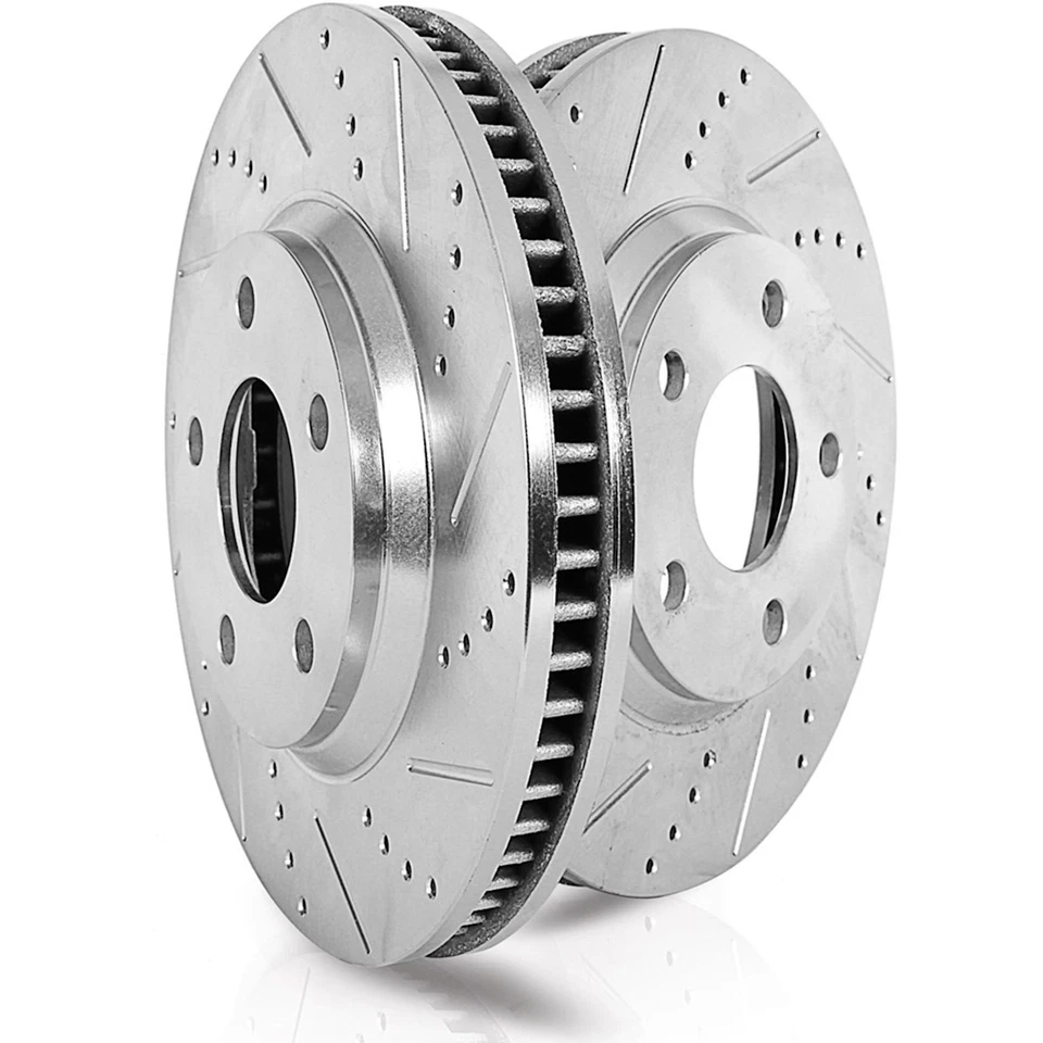 JBR1547XPR Powerstop 2 轮组制动盘后部适用于丰田 Yaris 2012 - 2018 — 第 1/1 张图片