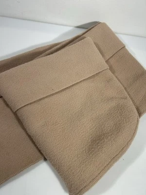 FREE PEOPLE Taupe Bottom Line Hooded Rib Knit Infinity Hat Wrap Scarf - Image 1 of 4