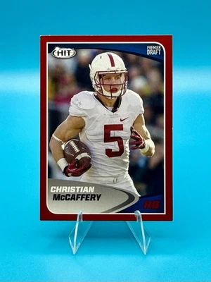 2017 Sage Hit Premier Draft #112 RC Christian McCaffery 49ers - Image 1 of 2