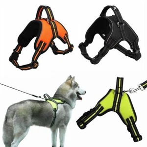 No Pull Dog Pet Harness Adjustable Control Vest Dogs Reflective XS S M Large XXL - Picture 1 of 15