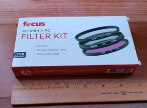 FOCUS 3 piece 40.5MM Circular Polarizer, Fluorescent filter set - Picture 1 of 4