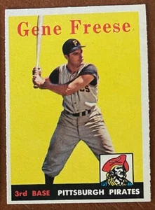 1958 Topps Béisbol Gene Freese #293!  ¡Envío bajo para varios artículos! - Imagen 1 de 2