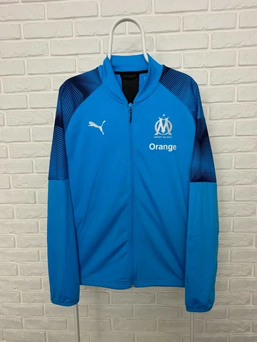 OLYMPIQUE MARSEILLE PUMA 2018 2019 FOOTBALL TRACK TOP SOCCER JACKET TRAINING L Cover