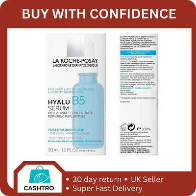 La Roche-Posay Hyalu B5 Hyaluronic Acid Serum - 30ml [Exp: 2026] - Image 1 of 3