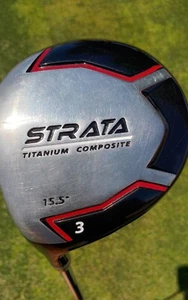 STRATA  Callaway Ti Composite 15.5 Deg 42"  ~ Reg Flex Steel Shaft LH- 3 WOOD - Picture 1 of 10