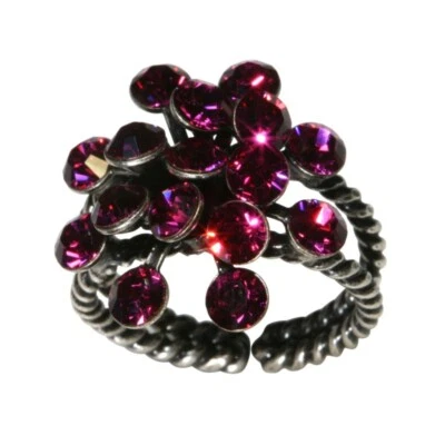 Anel Konplott bola de fogo mágica rosa escuro fúcsia - Imagem 1 de 2