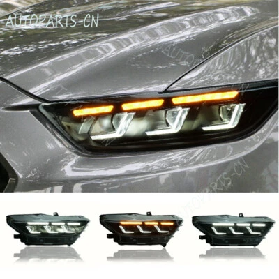 1*пара сменных динамических светодиодных фар в сборе для Ford Mustang 15-17 правая + левая - Изображение 1 из 4