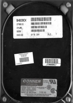 Conner CP30121 120MB IDE Hard Drive  - Image 1 of 2