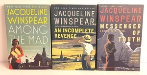 Jacqueline Winspear Books Among The Mad An Incomplete Revenge Messenger Of Truth - Picture 1 of 20