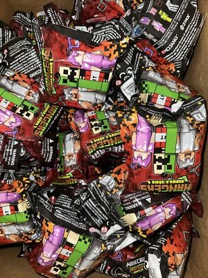 Minecraft Mochila Colgadores Serie 5 Bolso Ciego Nuevo Precintado Lote de 12 Mm75 Foto 1 de 2