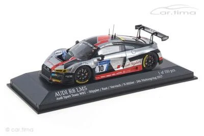 Audi R8 Lms 24h Nürburgring 2017 Stippler/Racing/Vervisch MINICHAMPS 1:43 - Immagine 1 di 4