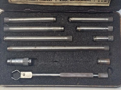 Vintage Starrett No. Micrômetro interno 823 1-1/2"-12" anúncio LS-6A - Imagem 1 de 4