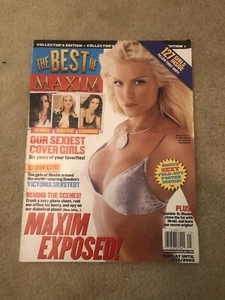 2002 Maxim Magazine The Best Of Maxim Victoria Silvstedt Used - Foto 1 di 2