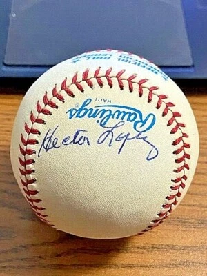 HECTOR LOPEZ SIGNED AUTOGRAPHED OAL BASEBALL!  Yankees, Athletics! - Image 1 of 2