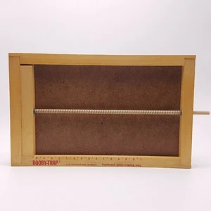 1965 Booby Trap Game Replacement Wood Spring Bar Board Only Parker Brothers  - Picture 1 of 4