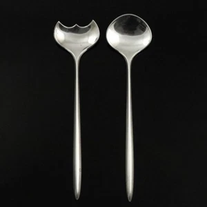 Cohr. Sterling Silver Salad Serving Set, Hjørdis Haugaard - Trinita - Picture 1 of 1