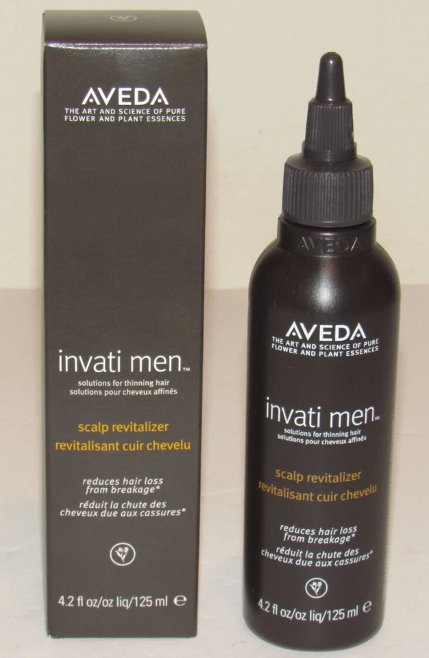 Revitalizador de couro cabeludo masculino Aveda Invati 4,2 oz 125 ml tamanho completo para queda de cabelo novo na caixa - Imagem 1 de 1