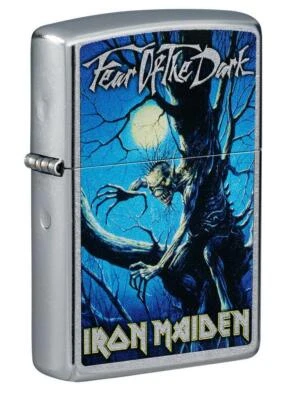 Encendedor a prueba de viento Zippo, Iron Maiden Fear of the Dark, 49234, nuevo en caja Foto 1 de 3