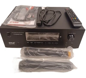 Pyle PT888BTWM 1000W 5.2-Channel Bluetooth Home Theater Karaoke Receiver -Black - Picture 1 of 10