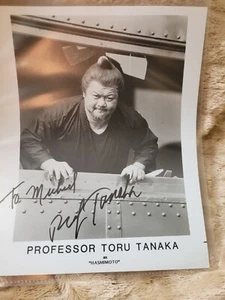8x10 signed auto in person, Professor Toru Tanaka - Picture 1 of 1