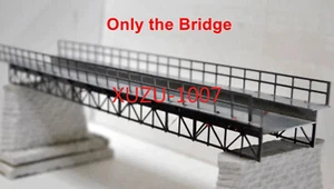 1:87 HO Scale Train Railway Scene Decorate Q3 Straigh Railway Bridge Model DIY - Picture 1 of 5