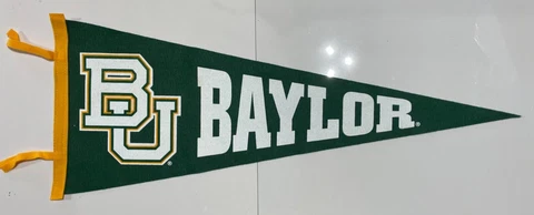 BAYLOR UNIVERSITY  VINTAGE COLLEGIATE PACIFIC WOOL PENNANT NEW Cover