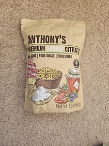 Premium Sodium Citrate, 1.5 Lb, Non GMO, Food Grade, Emulsifier - Picture 1 of 1