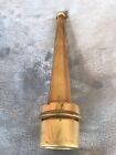 Solid Brass Fire Hose Nozzle By Sierra - High Condition Vintage Unknown