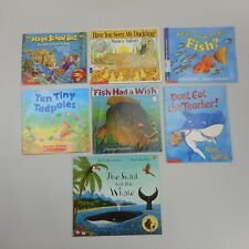 Children's Book Lot: Ocean Adventures & Animal Tales Whale Fish Magic Bundle
