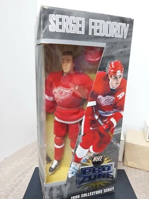 "FIGURA SERGEI FEDEROV NHL PRO ZONE 12"" (ALAS ROJAS) SELLADA" Foto 1 de 4