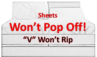 Won't Pop Off King Flex Top Crimson, Deep Pocket Sheets Split Head Bed Sheets - Image 1 of 4