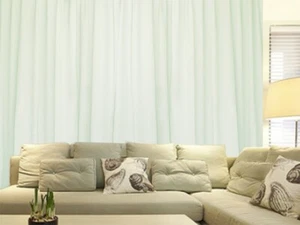 Milk White Large Curtain 270x230cm PINCH PLEAT 1 panel High Level Fab. for Wall - Picture 1 of 8