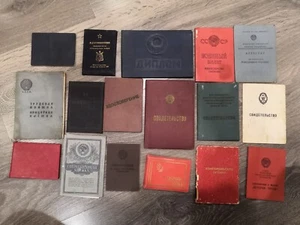 Large SET of Soviet documents of the USSR - Picture 1 of 19