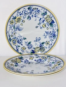 Set piatti ceramica Spode BURLINGTON terracotta giallo e blu floreale S3671 - Foto 1 di 7