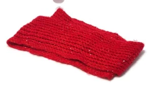 Red Glitzer Wide Infinity Winterschal A10 - Bild 1 von 6