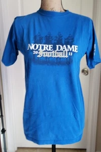 2011 "The Shirt" Student Tee "Cheer Cheer for Old Notre Dame Football T-shirt YL - Picture 1 of 7