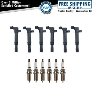 Ignition Coil & Iridium Spark Plug Kit Set for Dodge Jeep Mitsubishi 3.7L - Picture 1 of 3