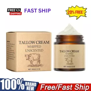 Hidratante facial de sebo de res 60 g orgánico alimentado con pasto batido 60 g - Imagen 1 de 20