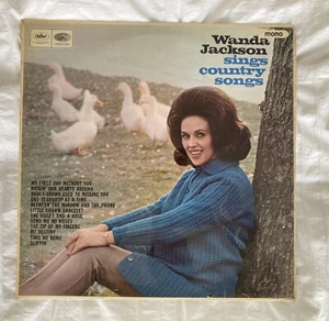 Wanda Jackson Sings Country Songs Vinyl LP-Capitol Mono VG - Picture 1 of 3