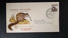 Australia Fdc 1960 6d. Banded ant eater. Posted victoria to London.