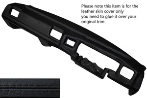 BLACK STITCHING DASH DASHBOARD LEATHER SKIN COVER FITS RENAULT ALPINE GTA V6 - Picture 1 of 3