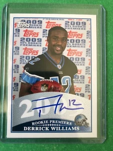 2009 Toops ROOKIE Premiere Auto  RPA-DW Derrick Williams - Bild 1 von 2