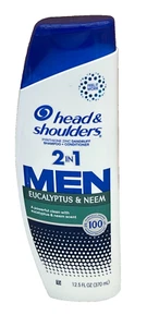 Head & Shoulders 2 in 1 Men Eucalyptus & Neem Dandruff Shampoo & Conditioner - Picture 1 of 1