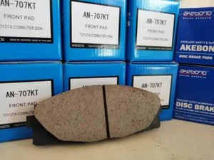 4 Genuine Akebono Thailand Front Brake Pads for Toyota Hiace Commuter 2005-2019 - Picture 1 of 5
